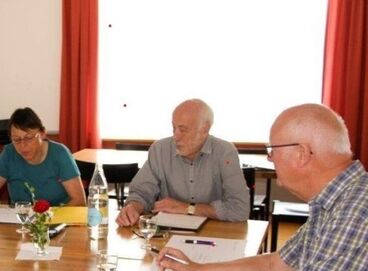 (die beiden letzten nicht im Bild) Vorstand Missionsgruppe: Gabi Stieger, Stefan Kaufmann, Hansjörg Frick, Luzia Gmünder, Bea Vierbauch,